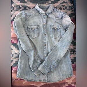 All Saints Spitalfields Vintage Denim Shirt